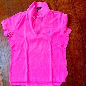 Ralph Lauren Skinny Polo. Pink Women’s very slightly distressed